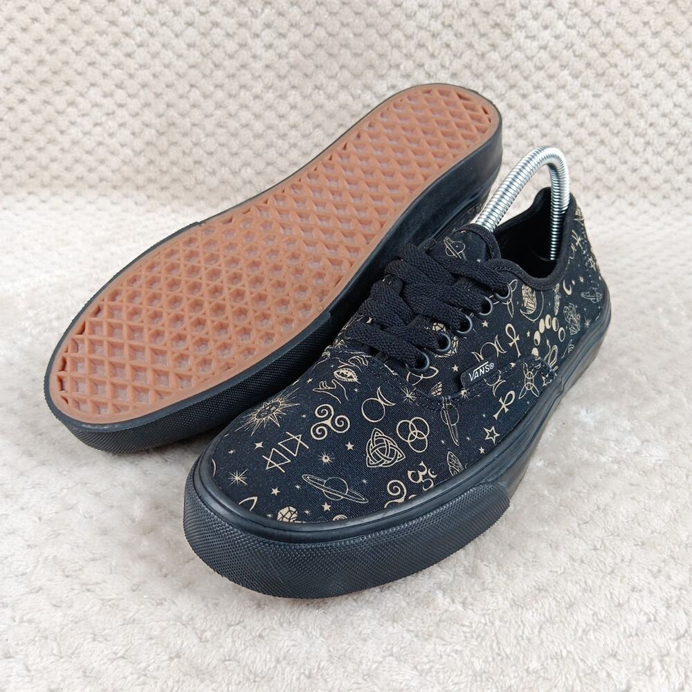Vans Authentic Witchy Vibes Skate Shoe - Black 8.5 Mens 10 Womens - Picture 7 of 10